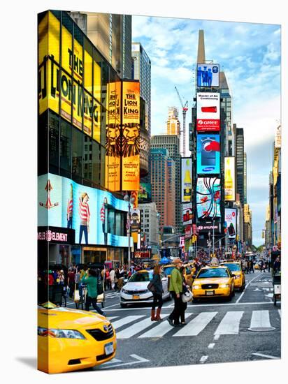 Lifestyle Instant, Times Square, Manhattan, New York City, United States-Philippe Hugonnard-Stretched Canvas