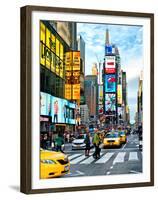 Lifestyle Instant, Times Square, Manhattan, New York City, United States-Philippe Hugonnard-Framed Premium Photographic Print