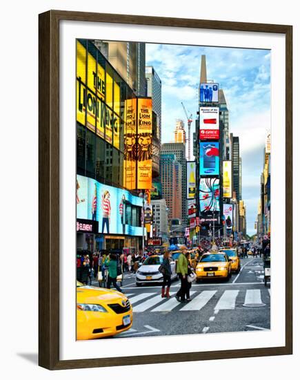 Lifestyle Instant, Times Square, Manhattan, New York City, United States-Philippe Hugonnard-Framed Premium Photographic Print