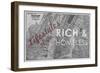 Lifestyles of the Rich & Homeless - 1891, New York, Brooklyn, & Jersey City Map-null-Framed Giclee Print