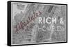 Lifestyles of the Rich & Homeless - 1891, New York, Brooklyn, & Jersey City Map-null-Framed Stretched Canvas