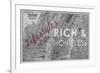 Lifestyles of the Rich & Homeless - 1891, New York, Brooklyn, & Jersey City Map-null-Framed Giclee Print