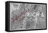 Lifestyles of the Rich & Homeless - 1891, New York, Brooklyn, & Jersey City Map-null-Framed Stretched Canvas