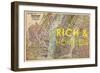 Lifestyles of the Rich & Homeless - 1891, New York, Brooklyn, & Jersey City Map-null-Framed Premium Giclee Print