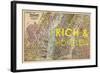 Lifestyles of the Rich & Homeless - 1891, New York, Brooklyn, & Jersey City Map-null-Framed Giclee Print