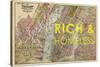 Lifestyles of the Rich & Homeless - 1891, New York, Brooklyn, & Jersey City Map-null-Stretched Canvas