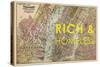 Lifestyles of the Rich & Homeless - 1891, New York, Brooklyn, & Jersey City Map-null-Stretched Canvas