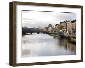 Liffey River, Dublin, Republic of Ireland, Europe-Oliviero Olivieri-Framed Photographic Print