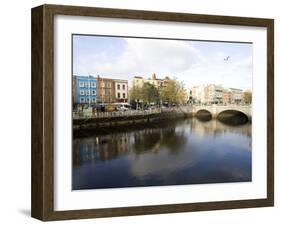 Liffey River, Dublin, Republic of Ireland, Europe-Oliviero Olivieri-Framed Photographic Print