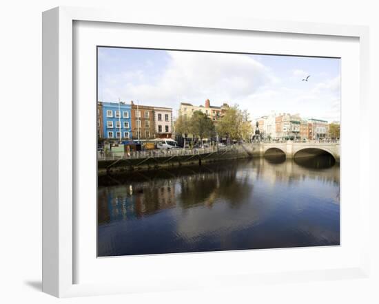 Liffey River, Dublin, Republic of Ireland, Europe-Oliviero Olivieri-Framed Photographic Print