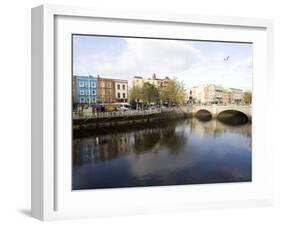 Liffey River, Dublin, Republic of Ireland, Europe-Oliviero Olivieri-Framed Photographic Print