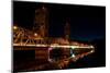 Lift Bridge at Night-Scruggelgreen-Mounted Photographic Print