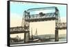 Lift Bridge, Tacoma, Washington-null-Framed Stretched Canvas