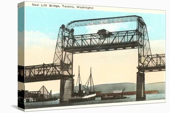 Lift Bridge, Tacoma, Washington-null-Stretched Canvas