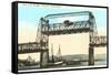 Lift Bridge, Tacoma, Washington-null-Framed Stretched Canvas