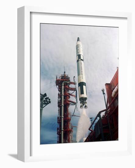 Lift-off of Gemini-Titan 11, Cape Canaveral, Florida-Stocktrek Images-Framed Photographic Print