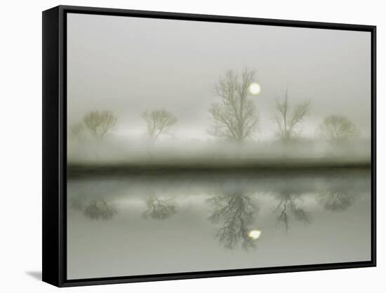 Lifting Fog-Adrian Campfield-Framed Stretched Canvas