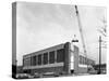 Lifting Heat Exchangers into Place, Silver Blades Ice Rink, Sheffield, South Yorkshire, 1966-Michael Walters-Stretched Canvas