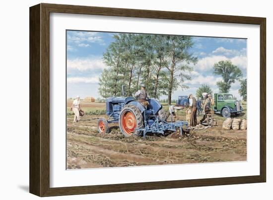 Lifting the Crop-Trevor Mitchell-Framed Giclee Print