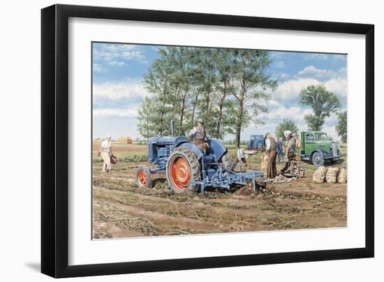 Lifting the Crop-Trevor Mitchell-Framed Giclee Print