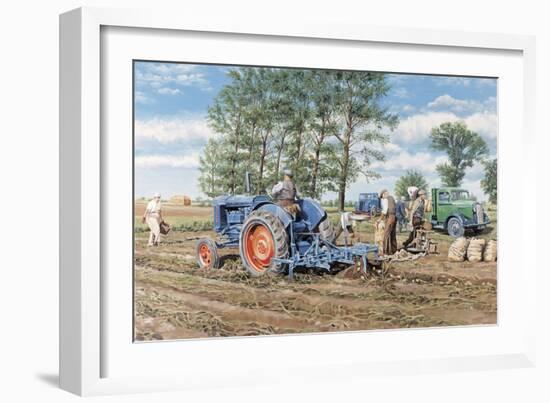 Lifting the Crop-Trevor Mitchell-Framed Giclee Print