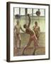 Lifting Weights with One Arm Number 2, 1914-Eugene Jansson-Framed Giclee Print