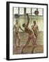 Lifting Weights with One Arm Number 2, 1914-Eugene Jansson-Framed Giclee Print