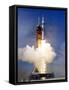 Liftoff of the Saturn IB Launch Vehicle-Stocktrek Images-Framed Stretched Canvas