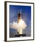 Liftoff of the Saturn IB Launch Vehicle-Stocktrek Images-Framed Premium Photographic Print