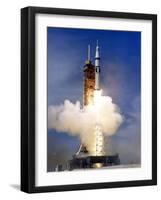 Liftoff of the Saturn IB Launch Vehicle-Stocktrek Images-Framed Photographic Print