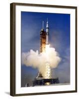 Liftoff of the Saturn IB Launch Vehicle-Stocktrek Images-Framed Photographic Print