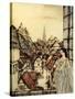 'Ligeia' by Edgar Allan Poe-Arthur Rackham-Stretched Canvas