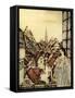 'Ligeia' by Edgar Allan Poe-Arthur Rackham-Framed Stretched Canvas