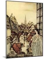 'Ligeia' by Edgar Allan Poe-Arthur Rackham-Mounted Giclee Print