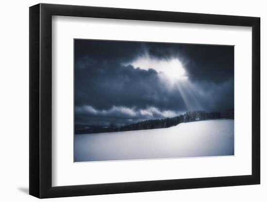 Light above the Snow-Philippe Sainte-Laudy-Framed Photographic Print