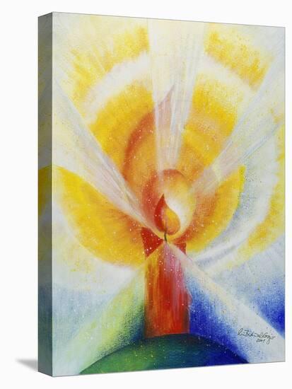 Light and Burning Candle, 2001-Annette Bartusch-Goger-Stretched Canvas