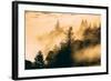 Light and Fog Play Mount Tamalpais, Marin County, San Francisco-Vincent James-Framed Photographic Print