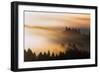 Light and Mist Sweep, Hills and Fog, Mount Tamalpais Marin County-Vincent James-Framed Photographic Print