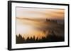 Light and Mist Sweep, Hills and Fog, Mount Tamalpais Marin County-Vincent James-Framed Photographic Print