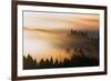 Light and Mist Sweep, Hills and Fog, Mount Tamalpais Marin County-Vincent James-Framed Photographic Print