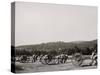 Light Artillery Drill, Hand Battery, West Point, N.Y.-null-Stretched Canvas