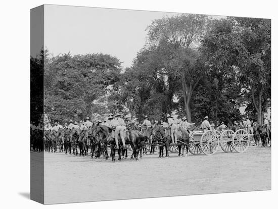 Light Artillery Drill, Horse Battery, Mounting, United States Military Academy, West Point, N.Y.-null-Stretched Canvas