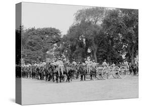 Light Artillery Drill, Horse Battery, Mounting, United States Military Academy, West Point, N.Y.-null-Stretched Canvas