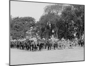 Light Artillery Drill, Horse Battery, Mounting, United States Military Academy, West Point, N.Y.-null-Mounted Photo