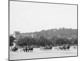 Light Artillery Drill, Horse Battery, under Way, United States Military Academy, West Point, N.Y.-null-Mounted Photo