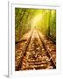 Light at the End of the Line-Nathan Wright-Framed Photographic Print