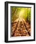 Light at the End of the Line-Nathan Wright-Framed Photographic Print