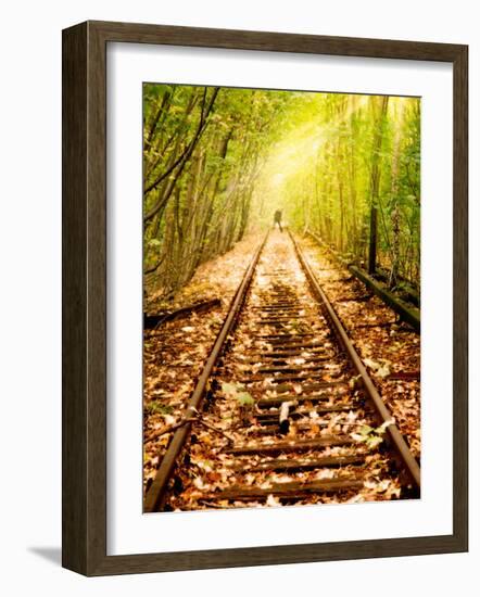 Light at the End of the Line-Nathan Wright-Framed Photographic Print