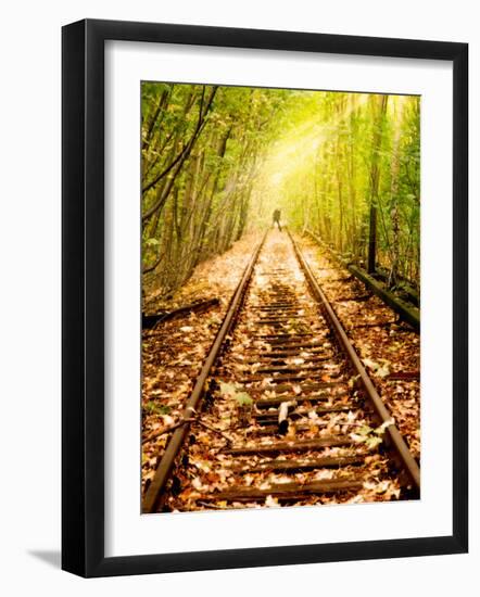 Light at the End of the Line-Nathan Wright-Framed Photographic Print