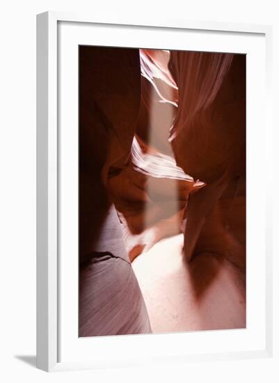 Light Beam, Slot Canyon, Arizona-George Oze-Framed Photographic Print